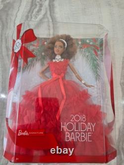 Mattels Barbie Doll Collection! 2018 Holiday Barbie Doll! Very Rare Doll! Nrfb