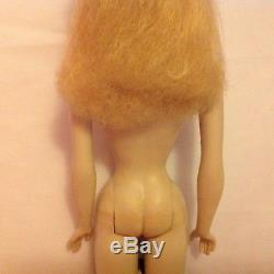 Mib # 3 Long Blonde Ponytail Barbie Doll, Rare #2 Body Japan In Box, Tm Stand