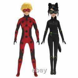 Miraculous Ladybug LADY NOIRE and MISTER BUG Doll EXCLUSIVE Set Noir 2021