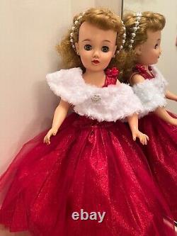 Miss Revlon Doll in Sparkly Red Ball Gown with Fur