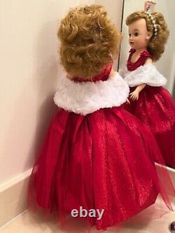 Miss Revlon Doll in Sparkly Red Ball Gown with Fur