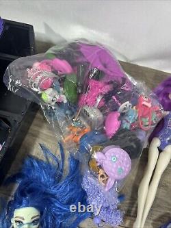 Monster High 16 Doll HUGE LOT Tons Of Outfits Accessories Shoes Older Rare Ones