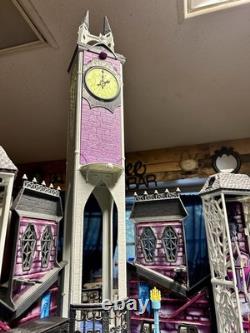 Monster High Deluxe High School Playset 2015 Doll House Castle Deadluxe Withextras