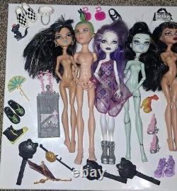 Monster High Doll G1 Lot Dolls, Clothes, Shoes, Accessories