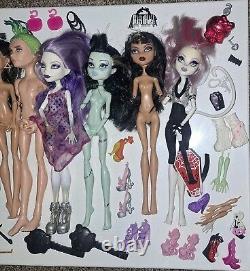 Monster High Doll G1 Lot Dolls, Clothes, Shoes, Accessories