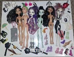 Monster High Doll G1 Lot Dolls, Clothes, Shoes, Accessories