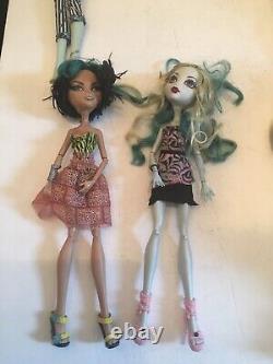 Monster High Doll Lot Clawdeen Rochelle Frankie Stein Gloom Beach Laguna Frights