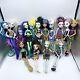 Monster High Dolls Lot Of 14 With Clothes Read