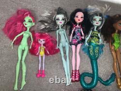 Monster High Dolls Lot of 13 Dolls