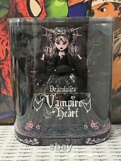 Monster High Draculaura Doll Vampire Heart in Extravagant Black Ballgown IN HAND