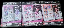 Monster High Fearbook Lot#3 Fashion Dolls, Draculaura, Twyla, Toralei New 2024