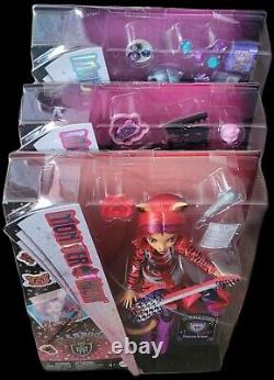 Monster High Fearbook Lot#3 Fashion Dolls, Draculaura, Twyla, Toralei New 2024