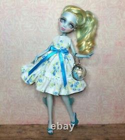 Monster High Lagoona Blue custom repaint OOAK doll by artist Vanessa Monique