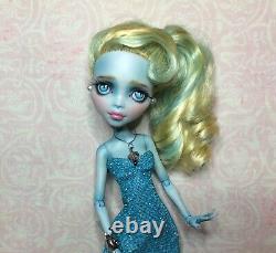 Monster High Lagoona Blue custom repaint OOAK doll by artist Vanessa Monique