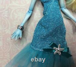 Monster High Lagoona Blue custom repaint OOAK doll by artist Vanessa Monique