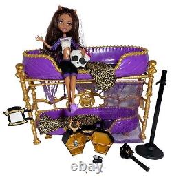 Monster High Room to Howl Bunk Bed Clawdeen Wolf Ghoul 2011 #W2577 99% Complete