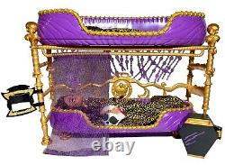 Monster High Room to Howl Bunk Bed Clawdeen Wolf Ghoul 2011 #W2577 99% Complete