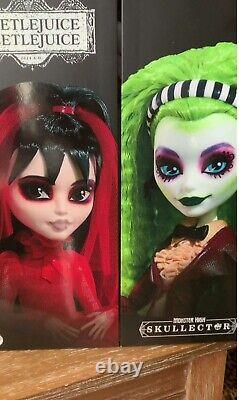 Monster High Skullector Beetlejuice 2-pack Dolls in Wedding Outfits PRESALE 2/13