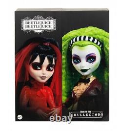 Monster High Skullector Beetlejuice 2-pack Dolls in Wedding Outfits PRESALE 2/13