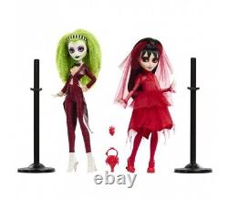 Monster High Skullector Beetlejuice 2-pack Dolls in Wedding Outfits PRESALE 2/13