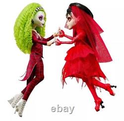 Monster High Skullector Beetlejuice Lydia Deetz Dolls 2 Pack Valentines PRESALE