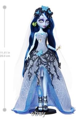 Monster High Tim Burton's Corpse Bride Emily Skullector Doll New Ships 9/3