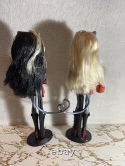 Monster High Werecat Twins Meowlody & Purrsephone Dolls Complete Outfits