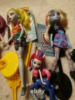 Monster High doll lot 7 dolls with 1 frightmares centaur doll #1118