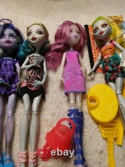 Monster High doll lot 7 dolls with 1 frightmares centaur doll #1118