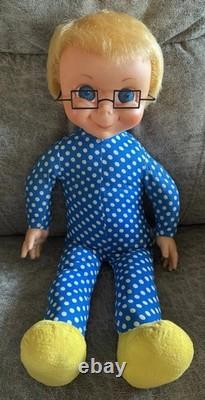 Mrs Beasley Doll 1967 Restored to Talk 100% Complete Apron Collar and Glasses