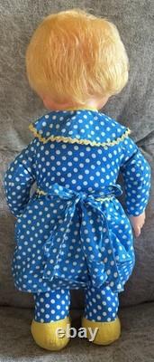 Mrs Beasley Doll 1967 Restored to Talk 100% Complete Apron Collar and Glasses