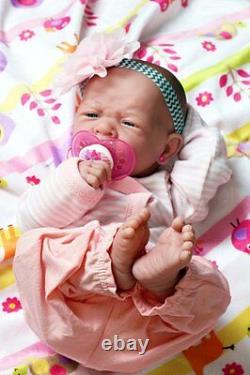 My Precious Baby Girl! Berenguer Preemie Lifelike Reborn Doll W Pacifier, Bottle