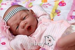 My Precious Baby Girl! Berenguer Preemie Lifelike Reborn Doll W Pacifier, Bottle