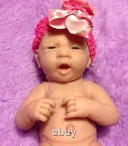 My Precious Baby Girl! Berenguer Preemie Lifelike Reborn Doll W Pacifier, Bottle