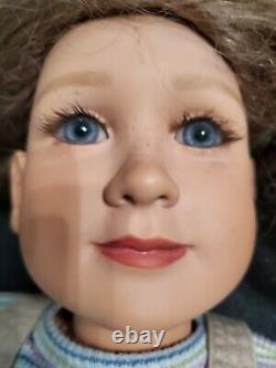 My Twinn Doll Grey Blue Eyes Freckles Poseable Tagged Outfit 1997/2001 23