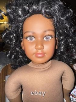 My twinn doll African American Pearl Extremely Rare HTF No Squeaks 1997 Head'09