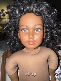 My twinn doll African American Pearl Extremely Rare HTF No Squeaks 1997 Head'09