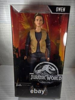 N229 Nrfb Ken Doll Jurassic World Owen Chris Pratt Articulated Barbie Doll