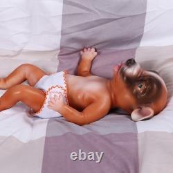 NEW 13.7'' Full Silicone Reborn Dog Doll Cuddly Newborn Soft Cute Animals Toy