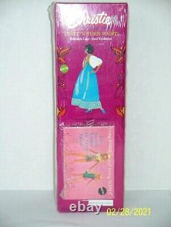 NIB1960s JAPANBLACK BARBIECHRISTIE DOLLTNTMINT#1119OSSTAGRARE+UNOPENED