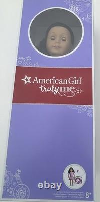 NIB 2015 American GIrl Truly Me Doll #41-green eyes-blk hair
