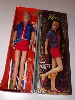 NOS New Vintage 1964 Blonde Ken with Bendlegs #1020 still has tag on wrist! LOOK