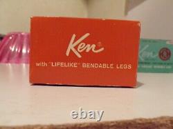NOS New Vintage 1964 Blonde Ken with Bendlegs #1020 still has tag on wrist! LOOK
