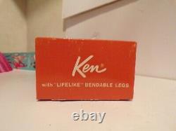 NOS New Vintage 1964 Blonde Ken with Bendlegs #1020 still has tag on wrist! LOOK