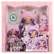 Na Na Na Surprise Lavender Kitty Family Doll Set With 2 Fashion Dolls And 1 Pet