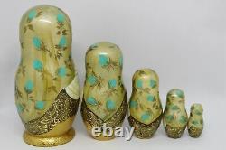 Nesting Dolls, Girl with children(5p. Inside, 7 tall). Artwork, exclusive