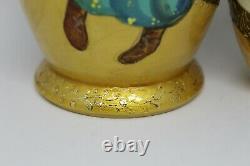 Nesting Dolls, Girl with children(5p. Inside, 7 tall). Artwork, exclusive