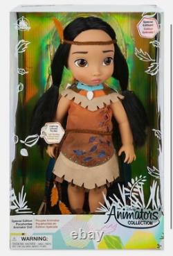 New Disney Animators' Collection Pocahontas Doll Special Edition 16'' LIMITED