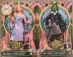 New In Hand Wicked Glinda & Elphaba Shiz University Fashion Dolls Grande Erivo