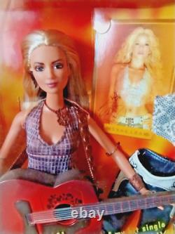 New Mattel 2003 Shakira Barbie Doll with Guitar Plays/Sings Whenever Wherever